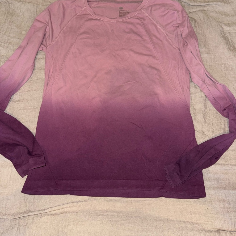 Women's Ombre Long Sleeve Top